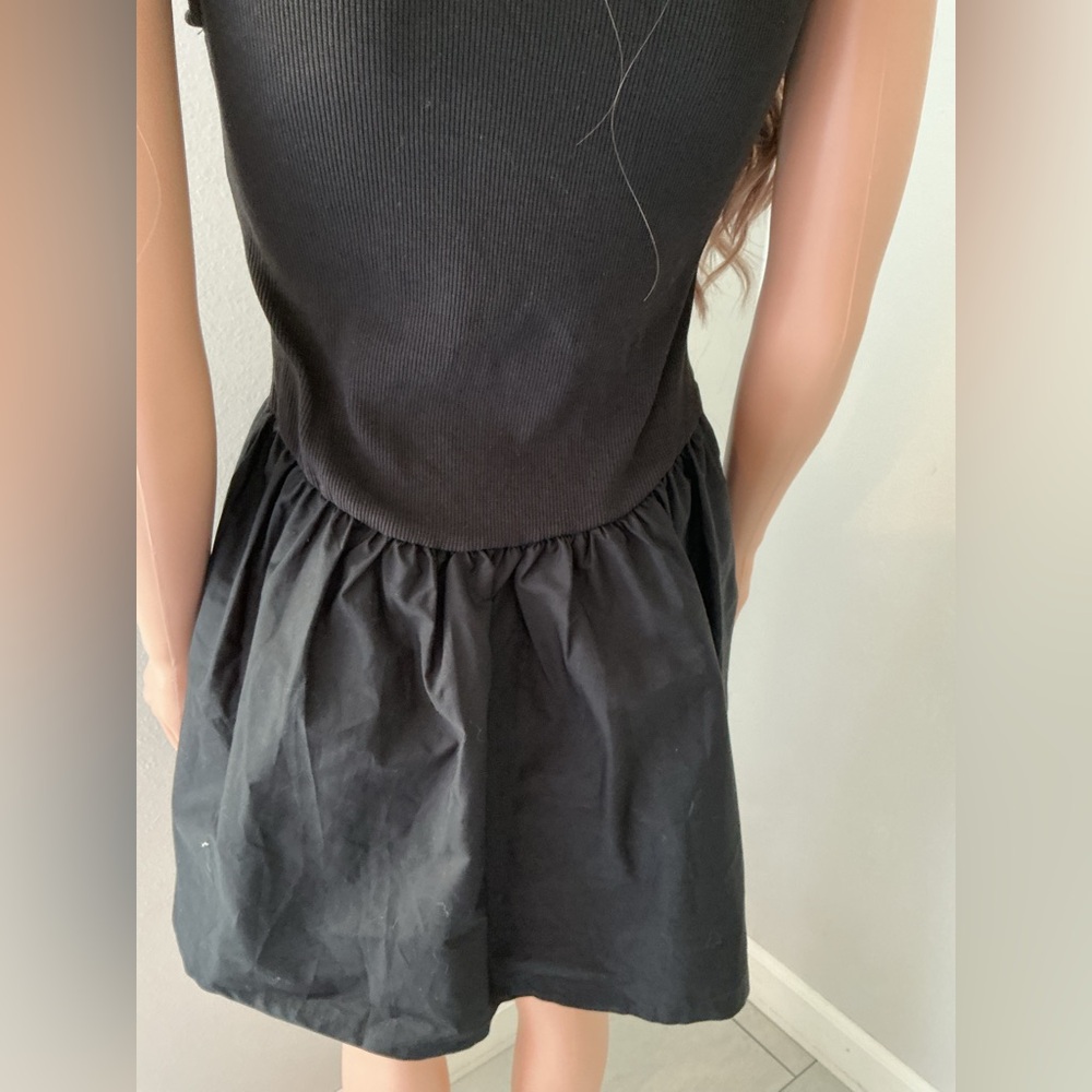 ASOS Black Sleeveless Mini Dress Sz M - Picture 8 of 13